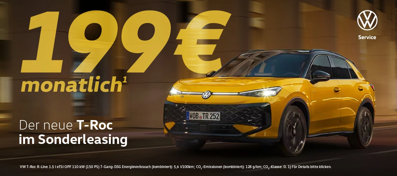 Der neue T-Roc für Privatkunden