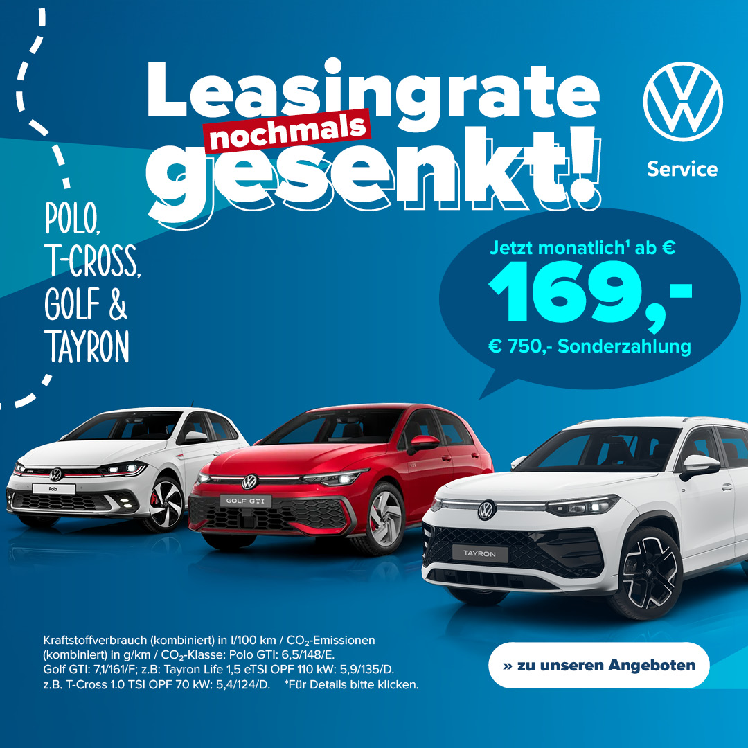 VW Plus Leasing Aktion