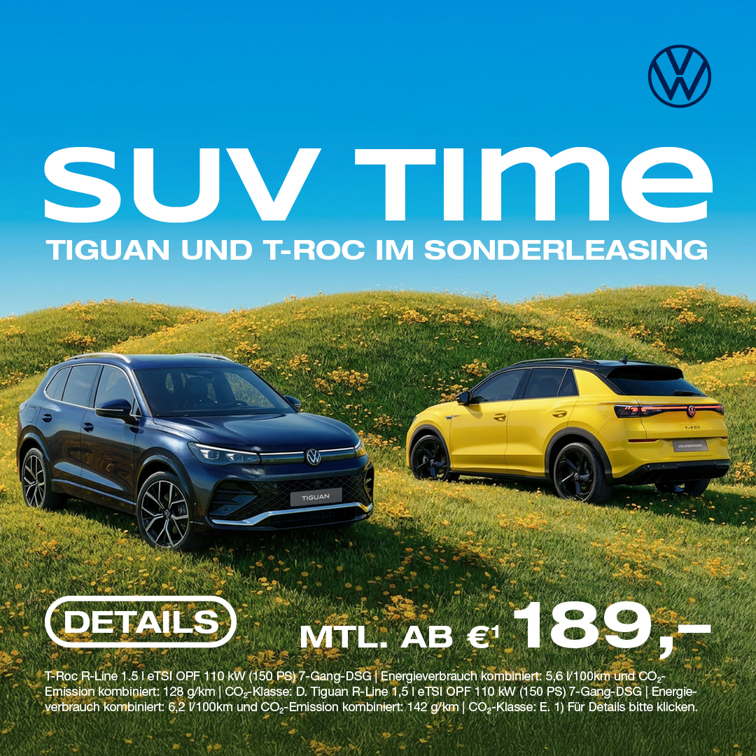 VW T-Roc und Tiguan