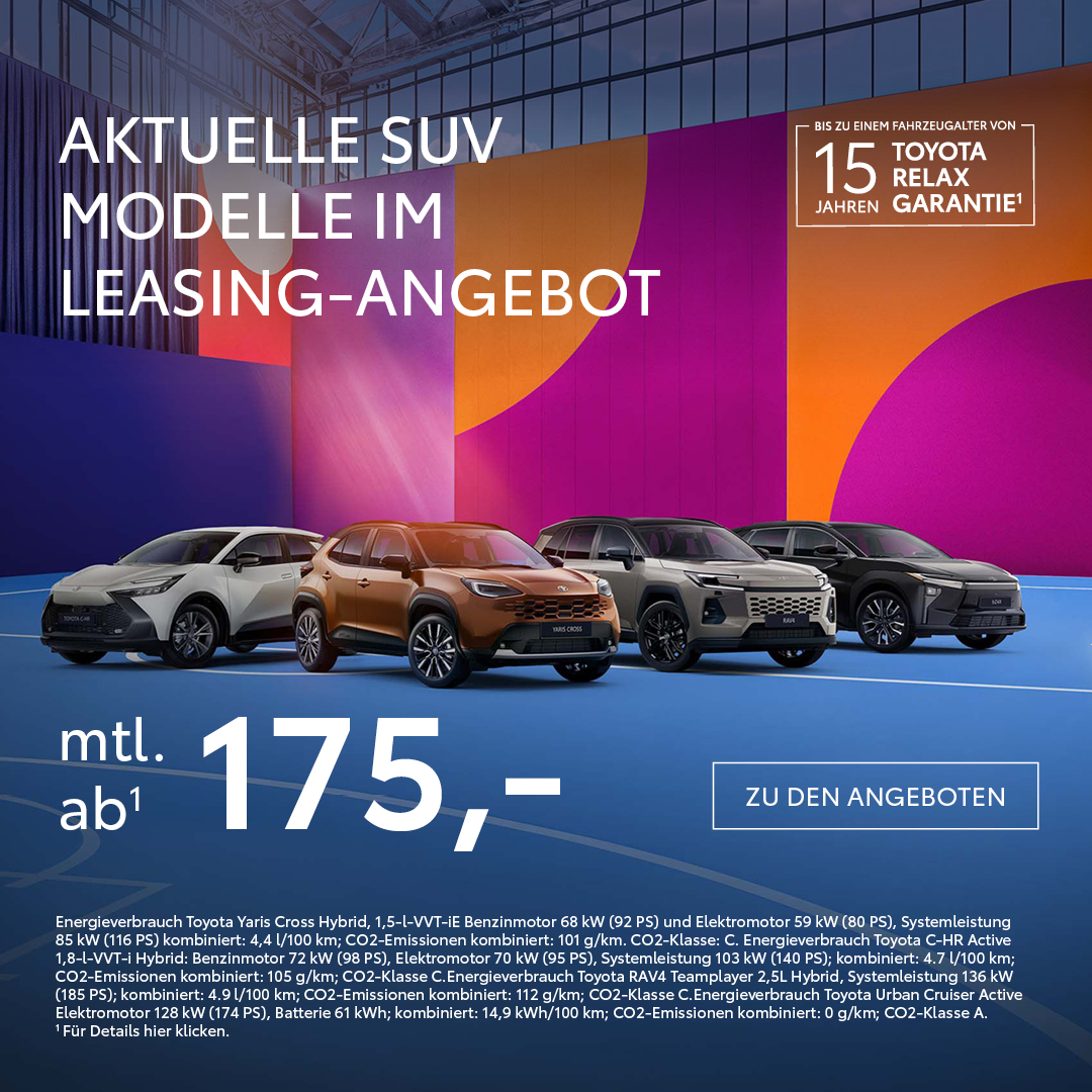 BB Online Toyota SUV Leasingangebote