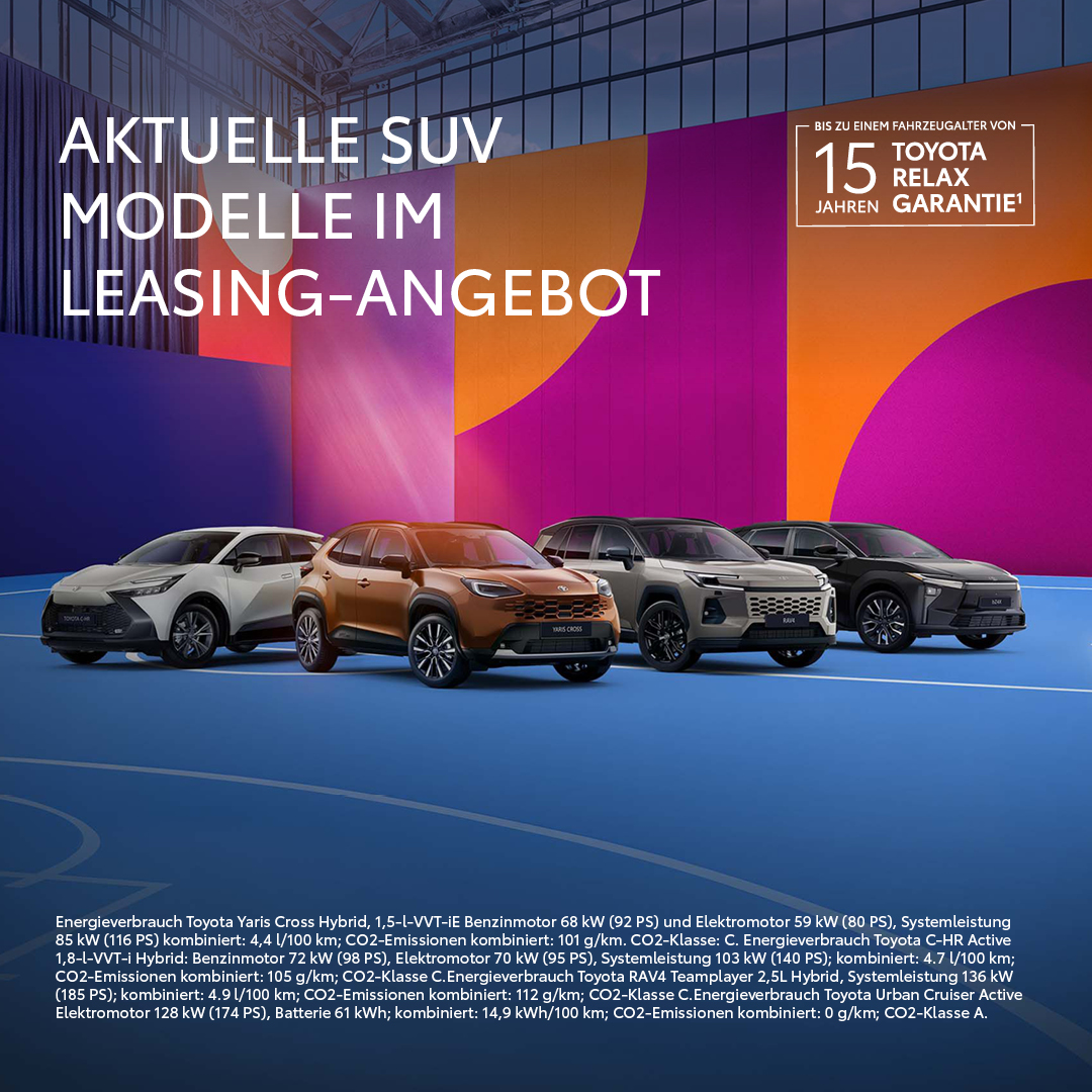 HM Online Toyota SUV Leasingangebote